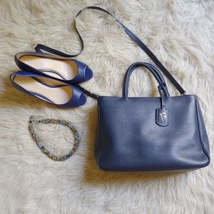 Furla 'pratica' in saffiano leather cobalt blue